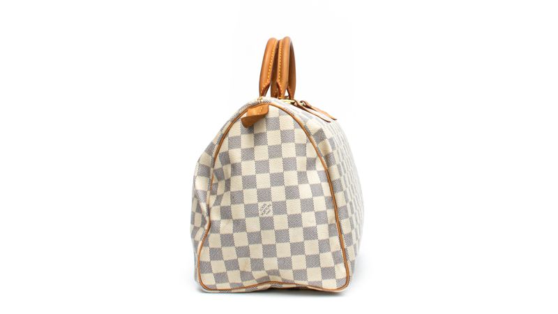 Bolsa Louis Vuitton Speed 35 Damier Original, Bolsa de mão Feminina Louis Vuitton  Usado 80655748