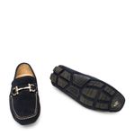 Sapato-Mocassim-Salvatore-Ferragamo-Camurca-Azul
