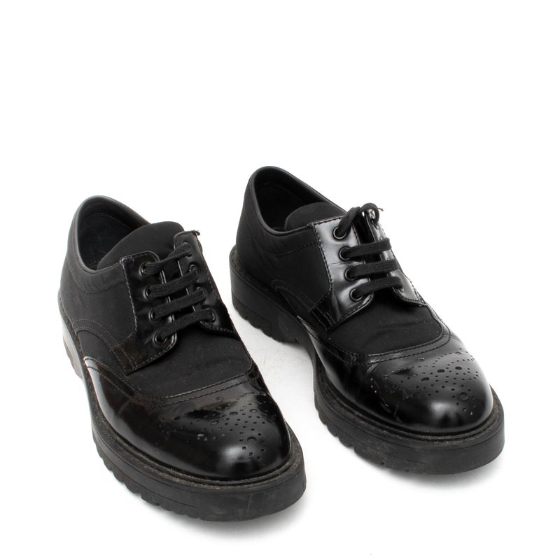 Sapato-Prada-Creeper-Nylon-e-Verniz