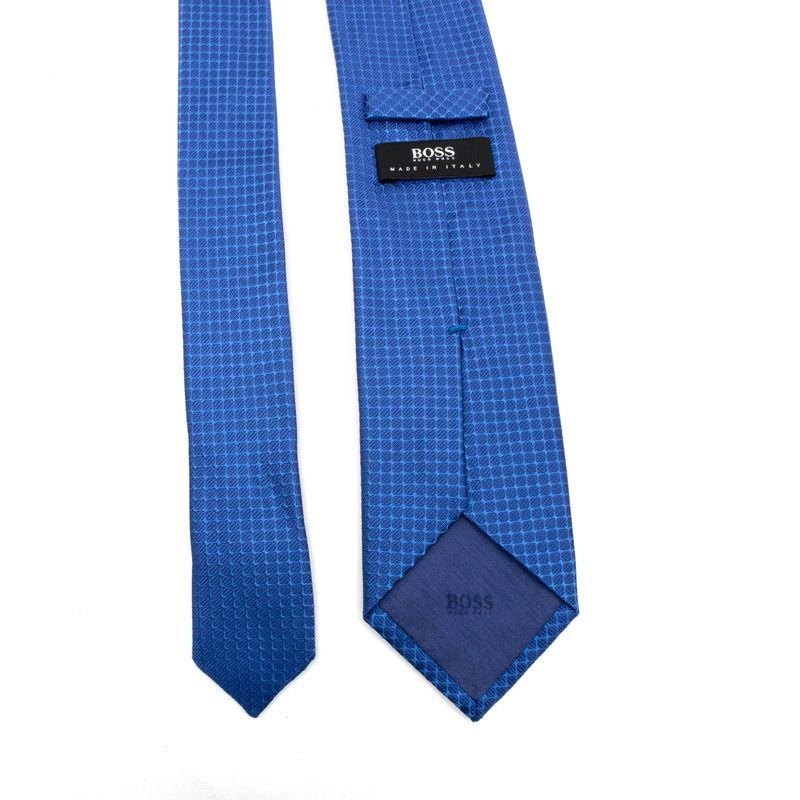 Gravata-Hugo-Boss-Quadriculada-Azul