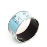 Bracelete-Hermes-Wide-Enamel-Azul