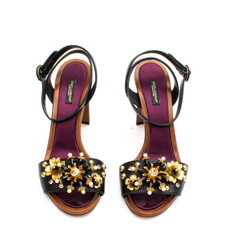 Sandalia-Dolce---Gabbana-Pedraria-Preta