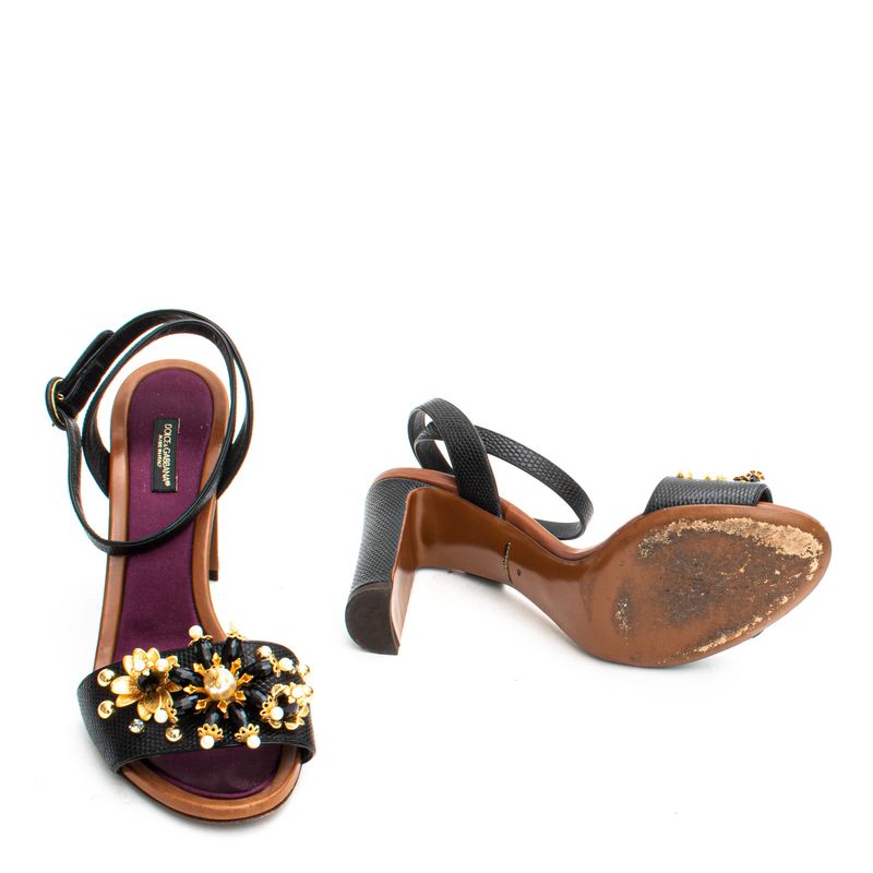 Sandalia-Dolce---Gabbana-Pedraria-Preta