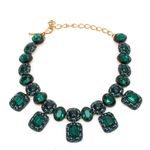 Colar-Oscar-de-Renta-Pedras-Verde