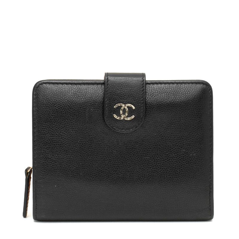 Carteira-Chanel-Couro-Preto
