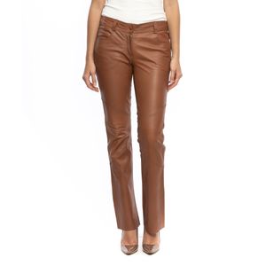 Calça Talie NK Couro Marrom