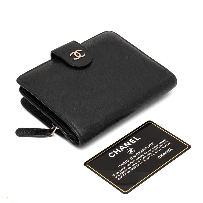 Carteira-Chanel-Couro-Preto