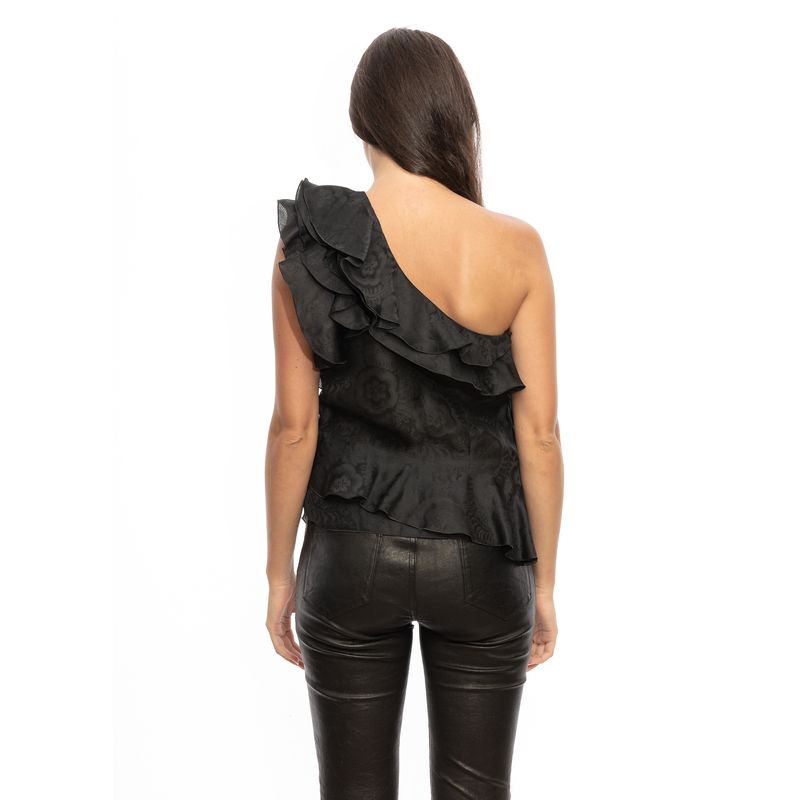 Blusa-Isabel-Marant-Preta-Babados