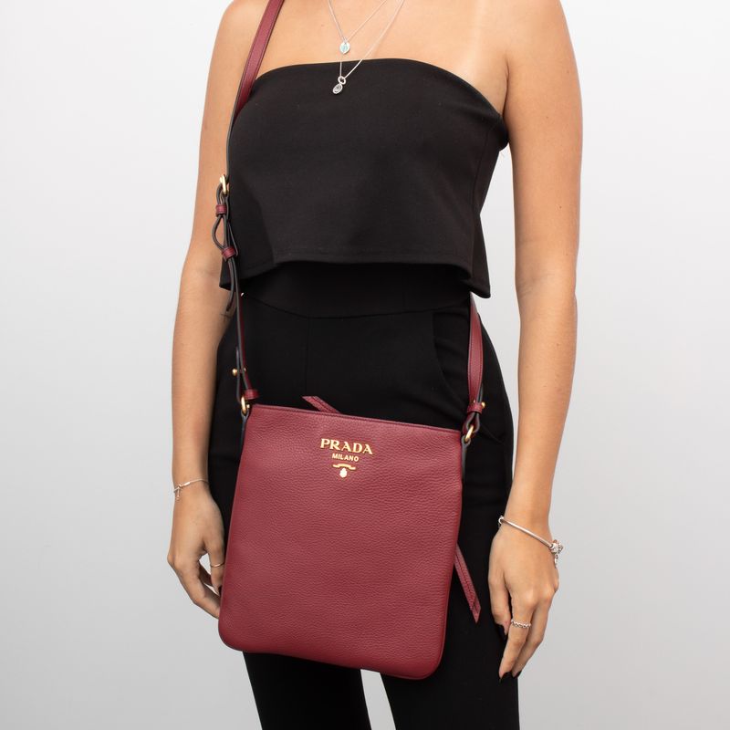 Bolsa-Prada-Crossbody-Couro-Vinho