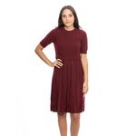 Vestido-Valentino-Tricot-Vinho
