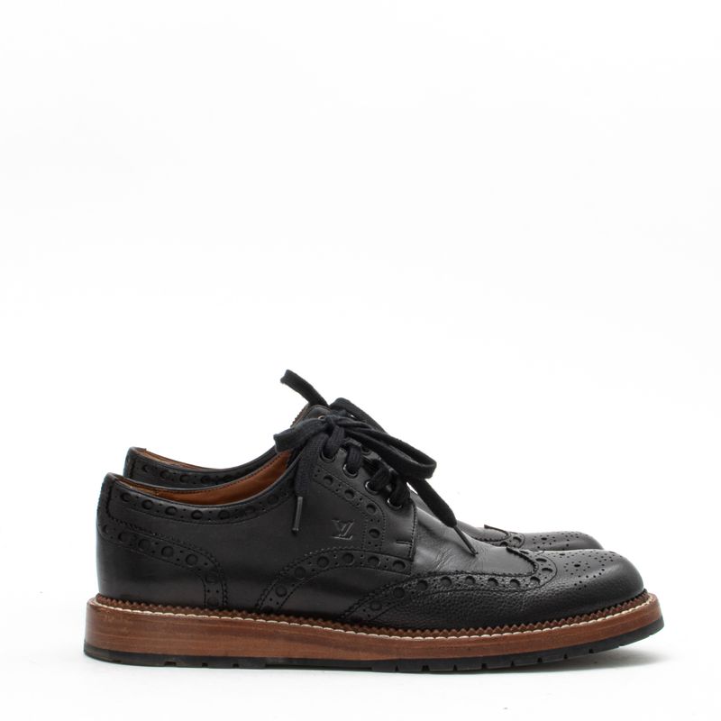 Sapato-Social-Louis-Vuitton-Oxford-Verniz-Preto