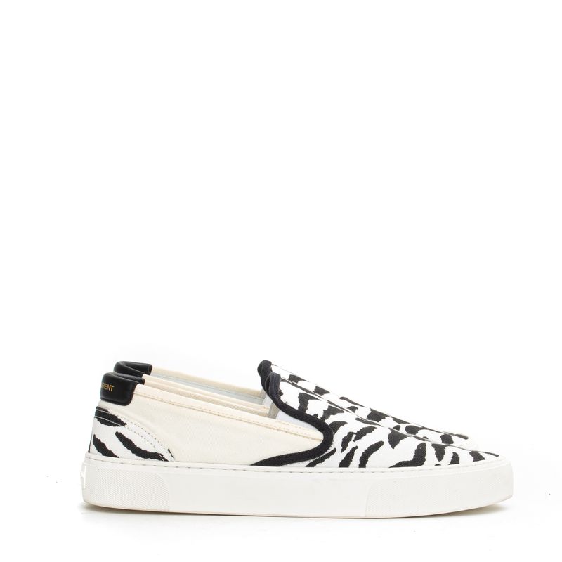 Tenis-Saint-Laurent-Venice-Slip-On-Zebra