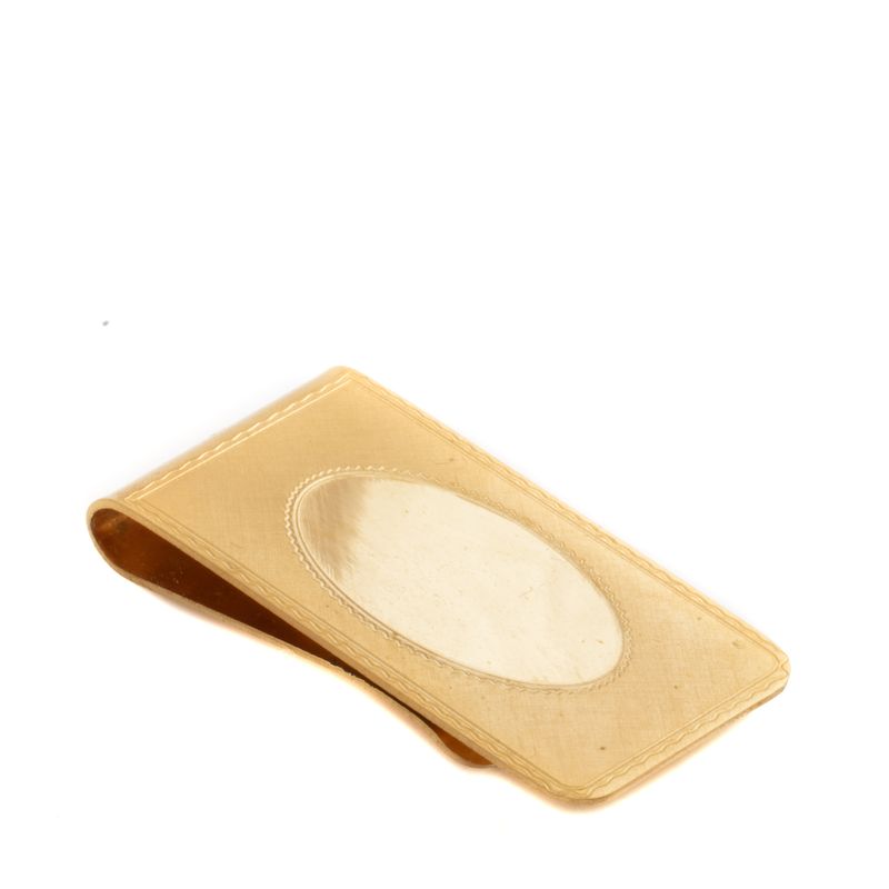 Money-Clip-Christian-Dior-Dourado