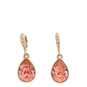 Brincos Givenchy Cristal Salmão