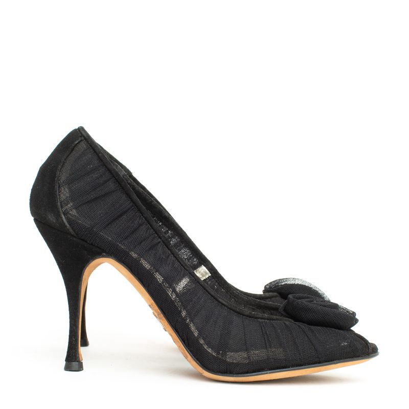 Sapato-Dolce---Gabbana-Tule-Preto