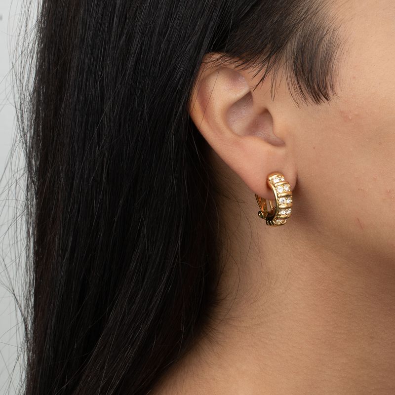 Brincos-de-Pressao-Swarovski-Cravejado-Dourado