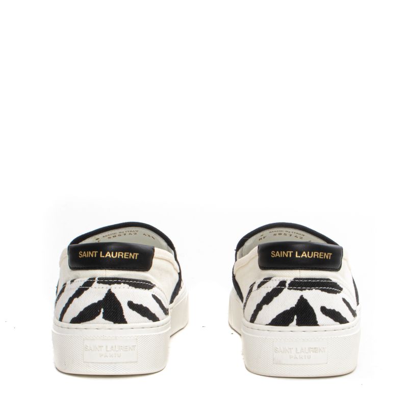 Tenis-Saint-Laurent-Venice-Slip-On-Zebra