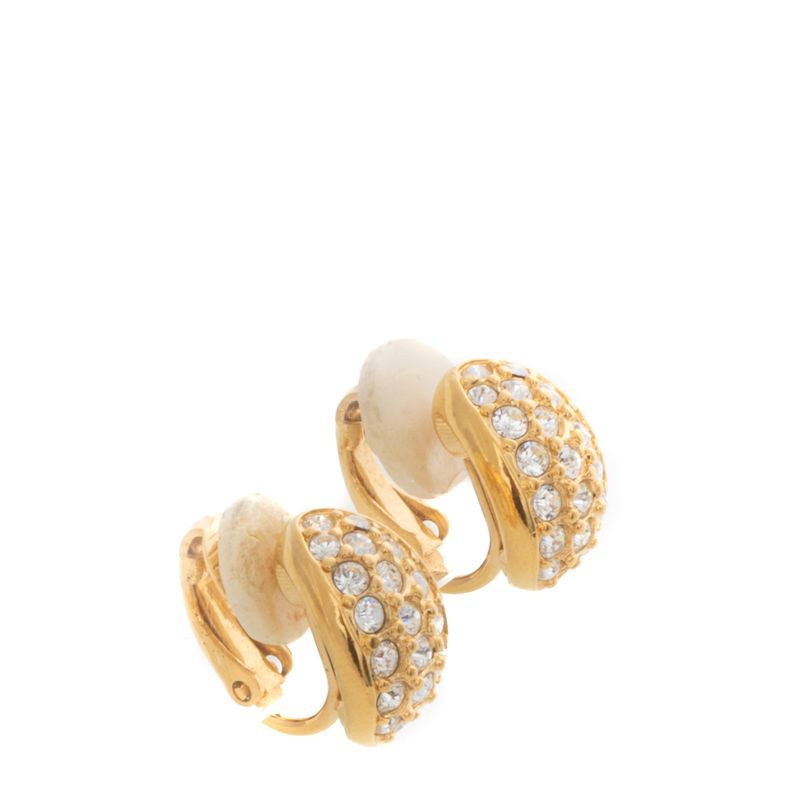 Brincos-Swarovski-Meia-Argola-Cravejada-Dourada