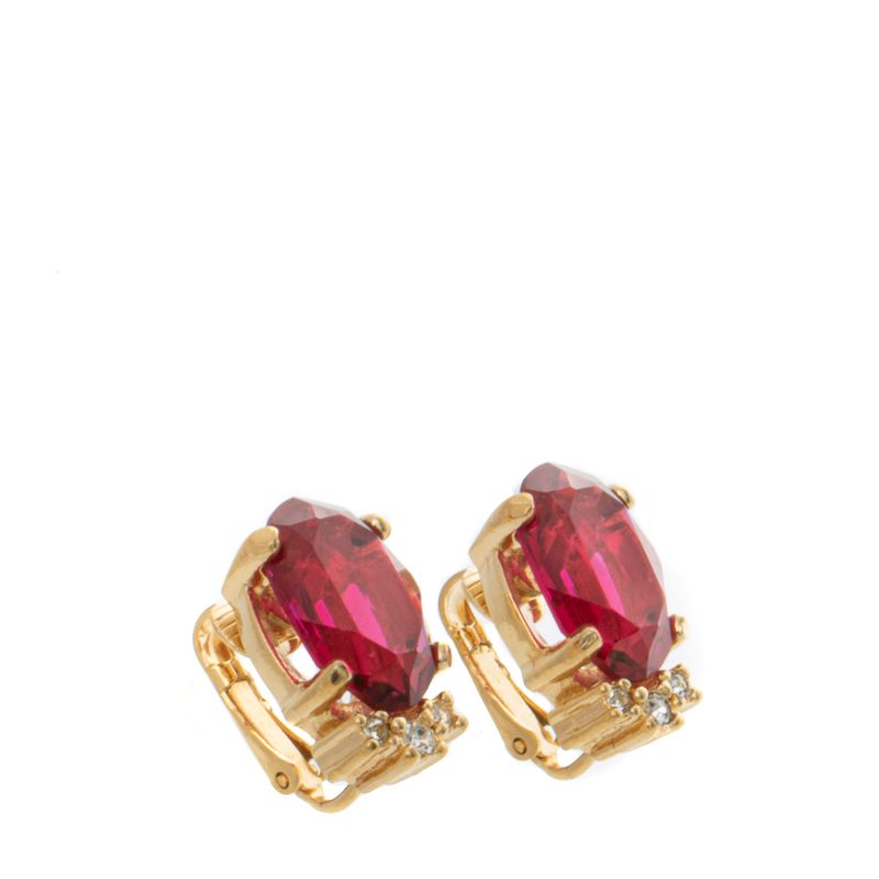 Brincos-de-Pressao-Christian-Dior-Cristal-Rosa