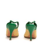 Slingback-Prada-Palha-e-Couro-Verde