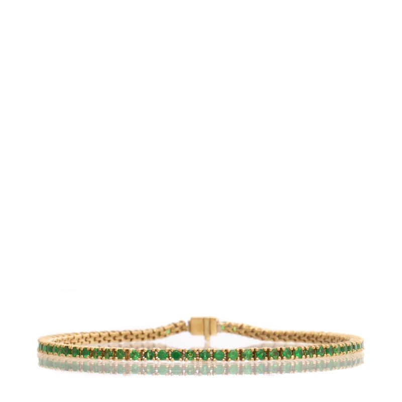 Pulseira-Ouro-Amarelo-e-Tsavoritas