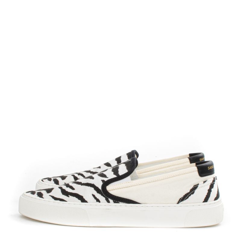 Tenis-Saint-Laurent-Venice-Slip-On-Zebra