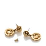 Brincos-Givenchy-Medalhinha-Dourada