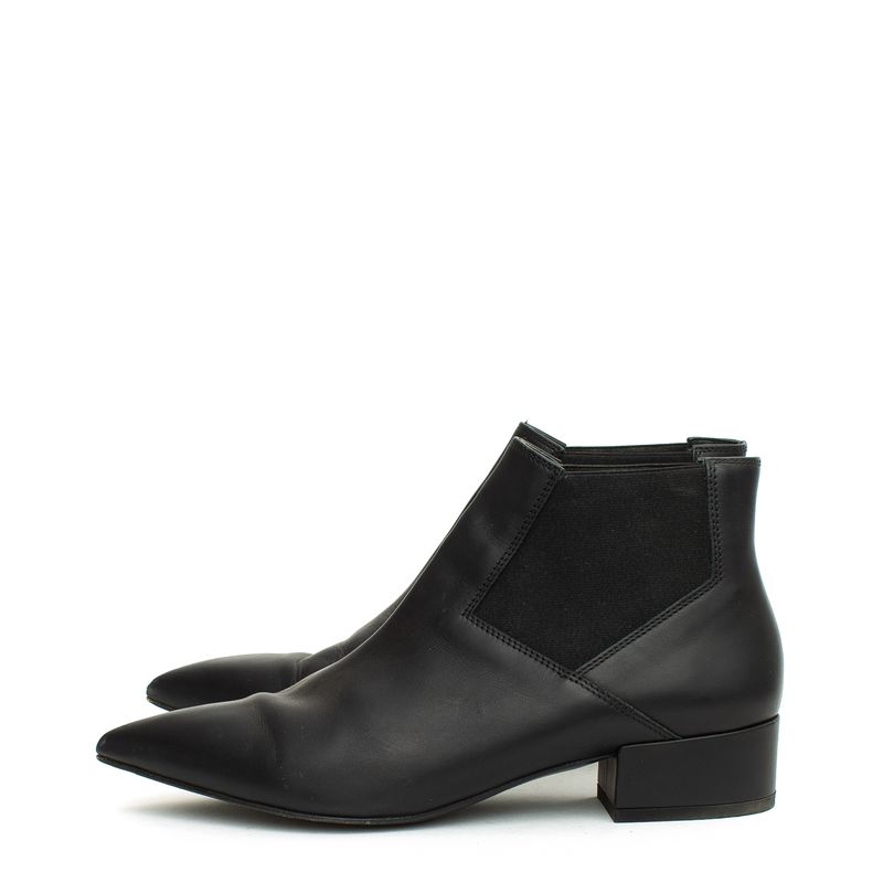 Ankle-Boot-Hugo-Boss-Couro-Preto