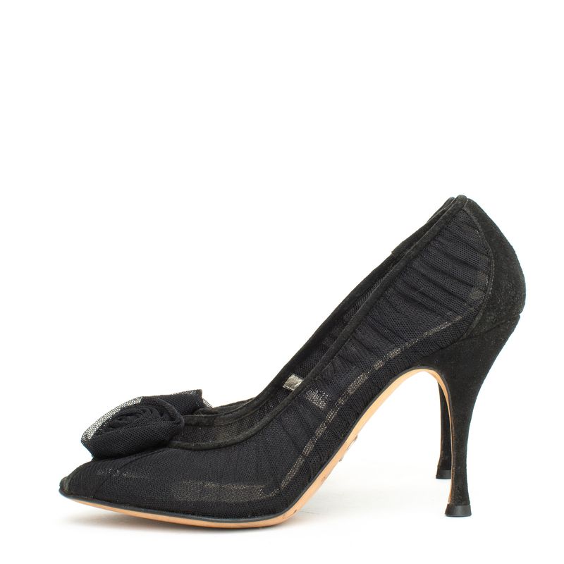 Sapato-Dolce---Gabbana-Tule-Preto