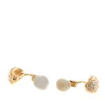 Brincos-Swarovski-Meia-Argola-Cravejada-Dourada