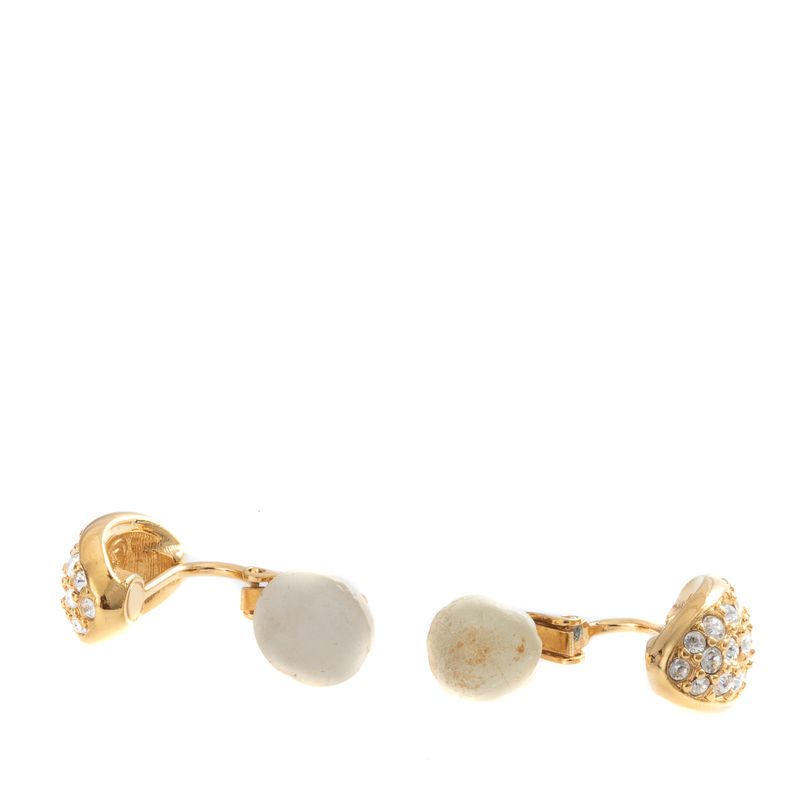 Brincos-Swarovski-Meia-Argola-Cravejada-Dourada