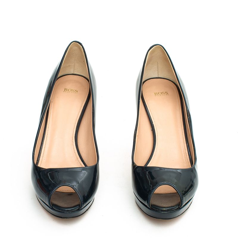 Peep-Toe-Hugo-Boss-Verniz-Azul-Marinho