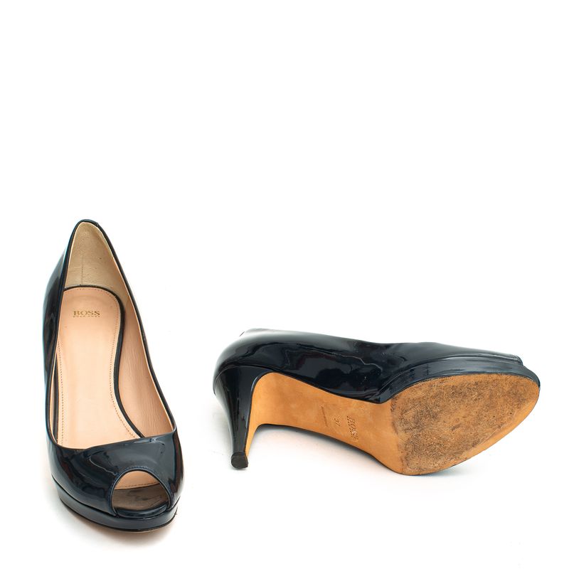 Peep-Toe-Hugo-Boss-Verniz-Azul-Marinho