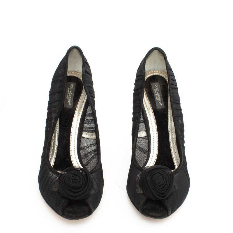 Sapato-Dolce---Gabbana-Tule-Preto