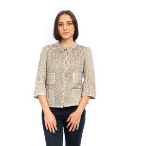 Blazer Giorgio Armani Telado Cinza