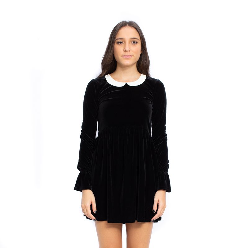 Vestido-BCBG-Veludo-Preto