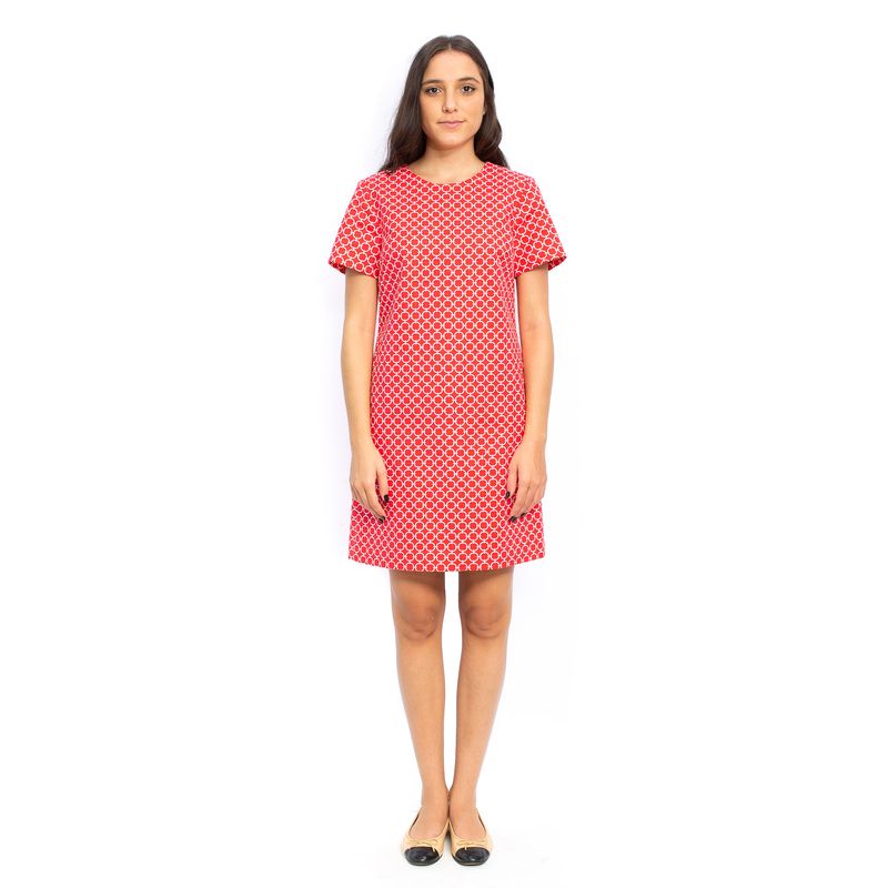 Vestido-Michael-Kors-Vermelho-Estampado