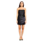 Vestido-BCBG-Preto-Drapeado