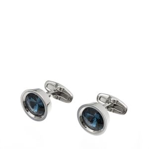 Abotoaduras Swarovski Cristal Azul