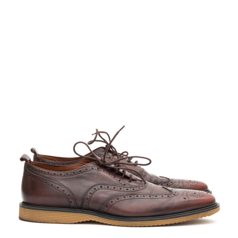 Sapato-Burberry-Couro-Marrom