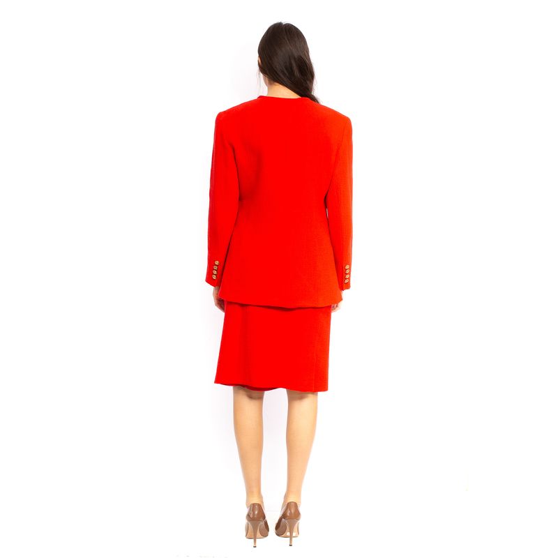 Conjunto-Blazer-e-Saia-Valentino-Vermelho-Vintage