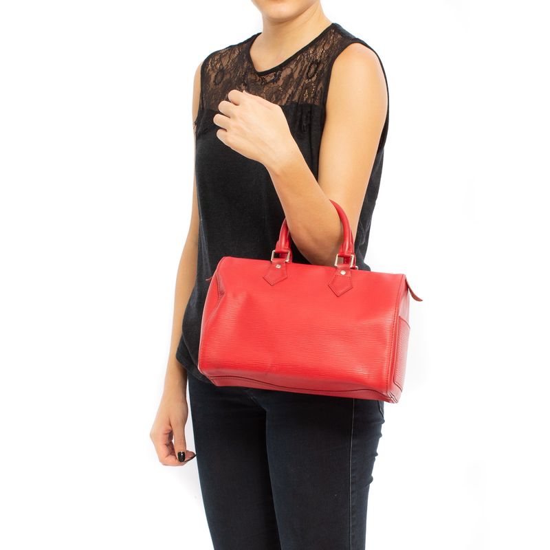 Bolsa-Louis-Vuitton-Speedy-Epi-Vermelha