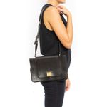 Bolsa-Armani-Exchange-Couro-Preto