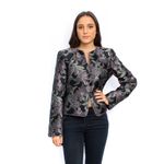 Blazer-Armani-Collezioni-Preto-Floral