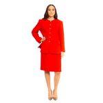 Conjunto-Blazer-e-Saia-Valentino-Vermelho-Vintage