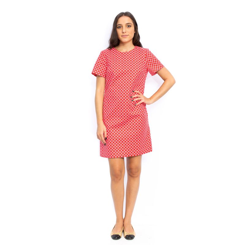 Vestido-Michael-Kors-Vermelho-Estampado