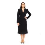 Vestido-Giorgio-Armani-Preto-Manga-Longa