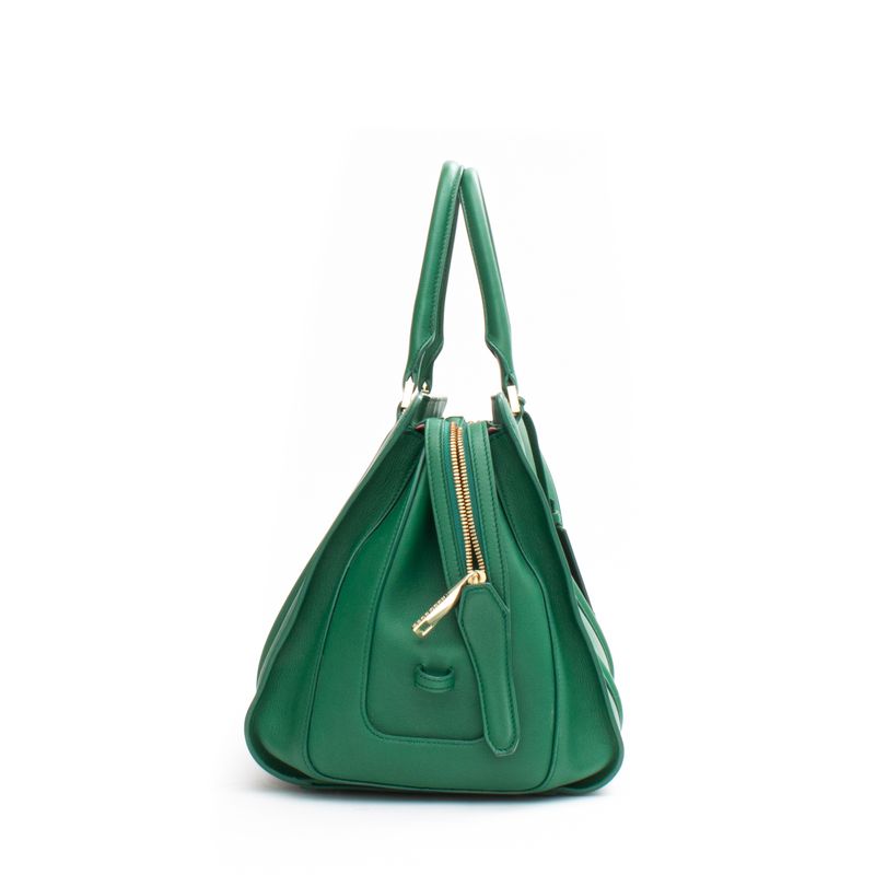 Bolsa-Hugo-Boss-Couro-Verde