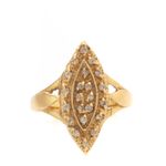 Anel-Vintage-Ouro-Amarelo-e-Brilhantes