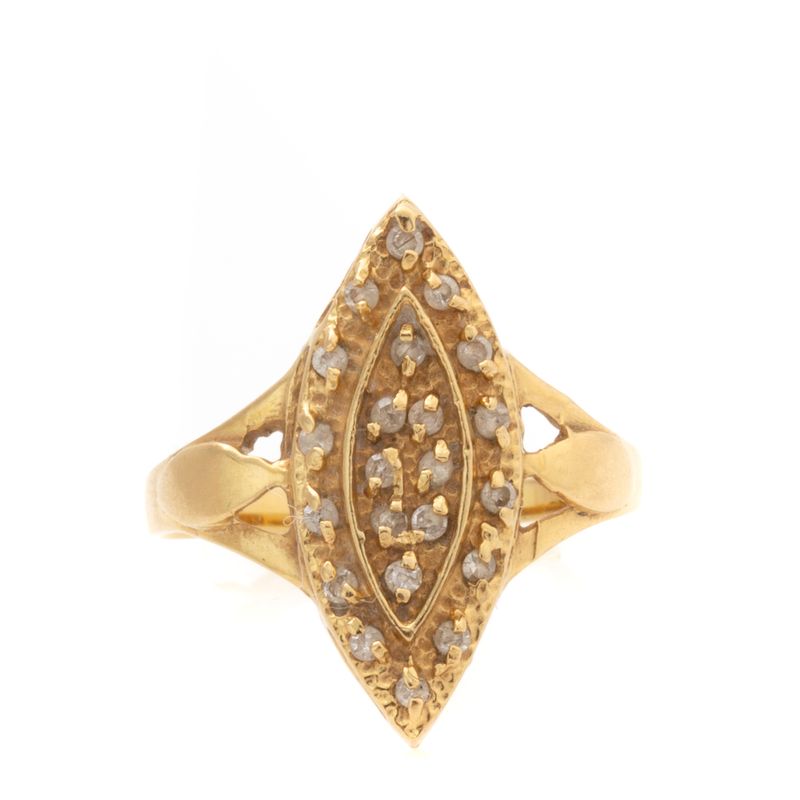 Anel-Vintage-Ouro-Amarelo-e-Brilhantes